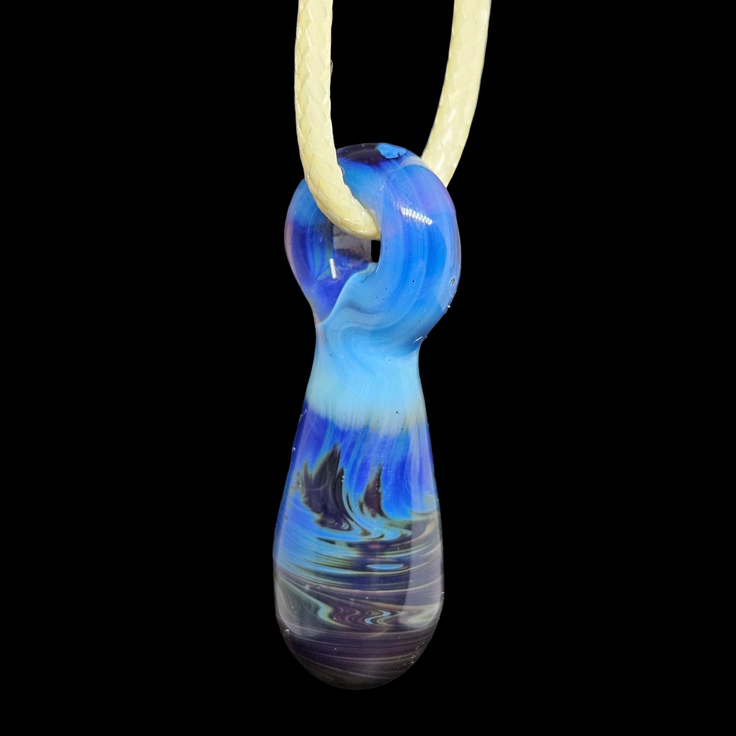 Amber purple tear drop