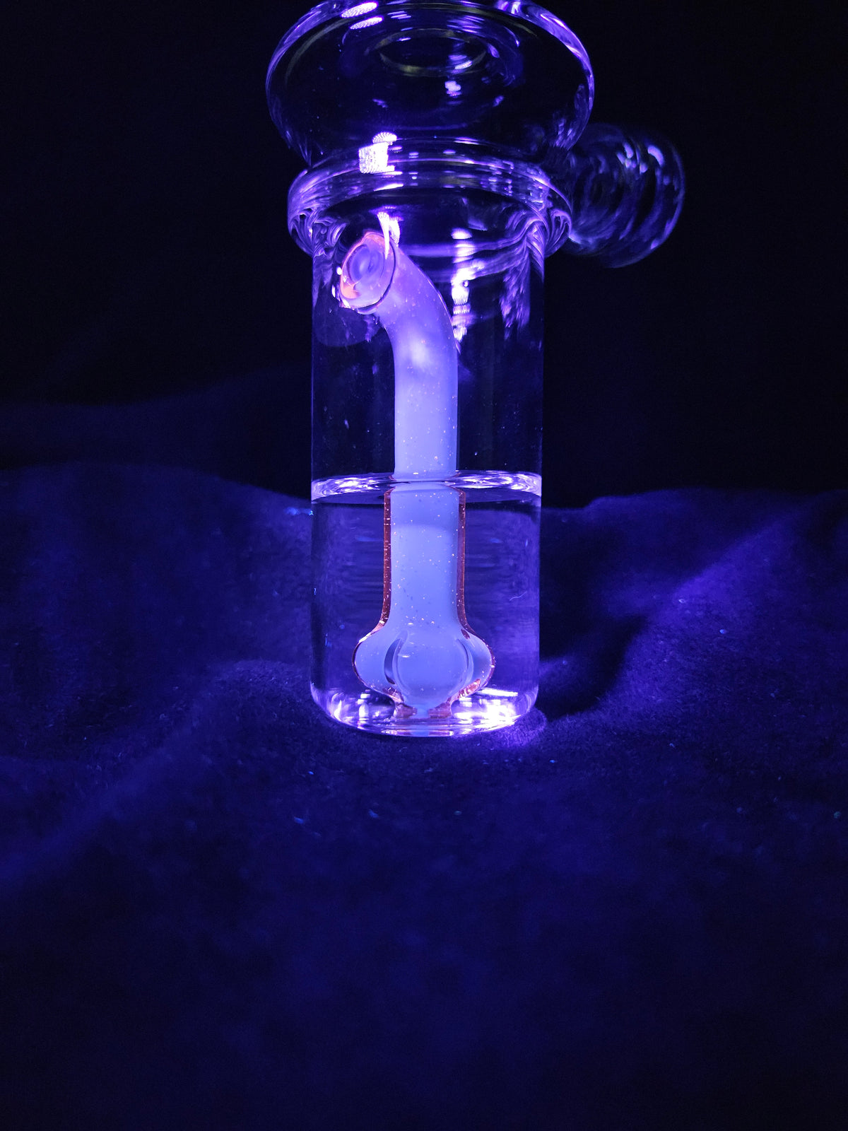 SWITCH 2 UV reactive aqua azul shower head