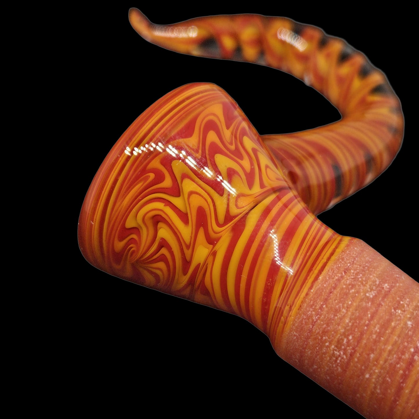 Fully worked fire colorway