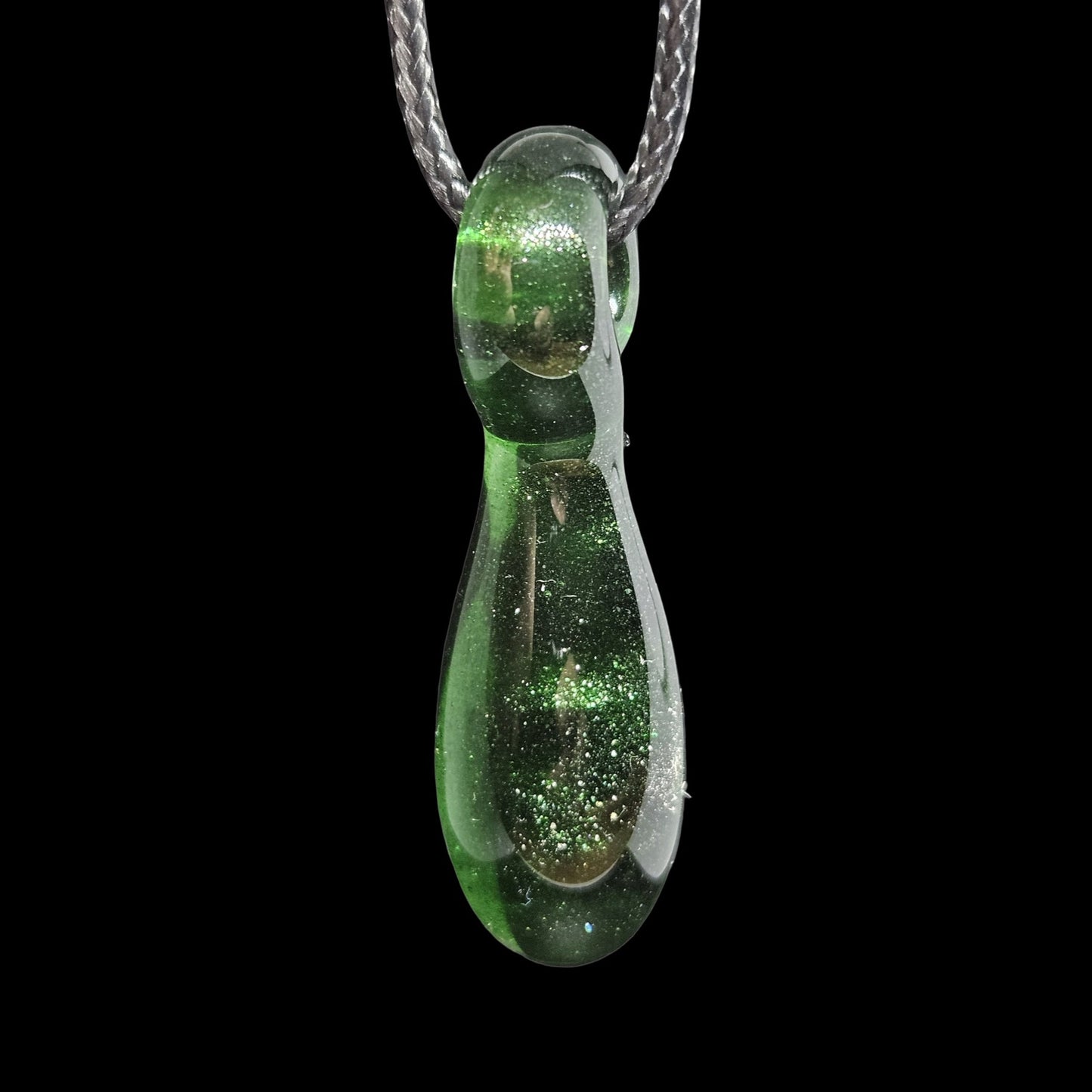 Green stardust tear drop
