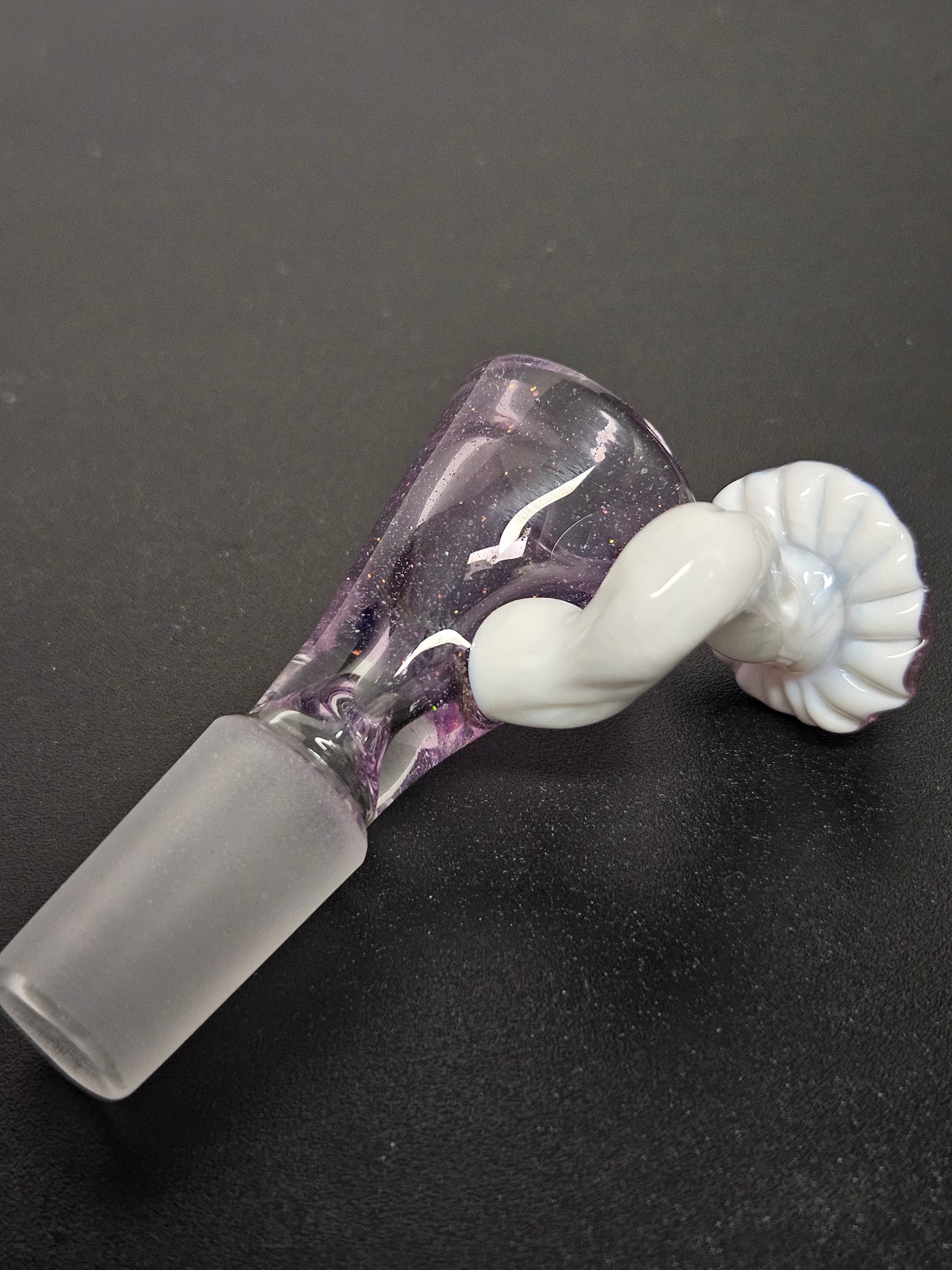 Purple crushed opal mushroom