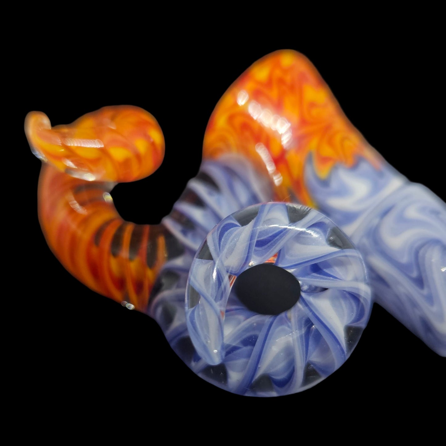 Fully worked fire and ice