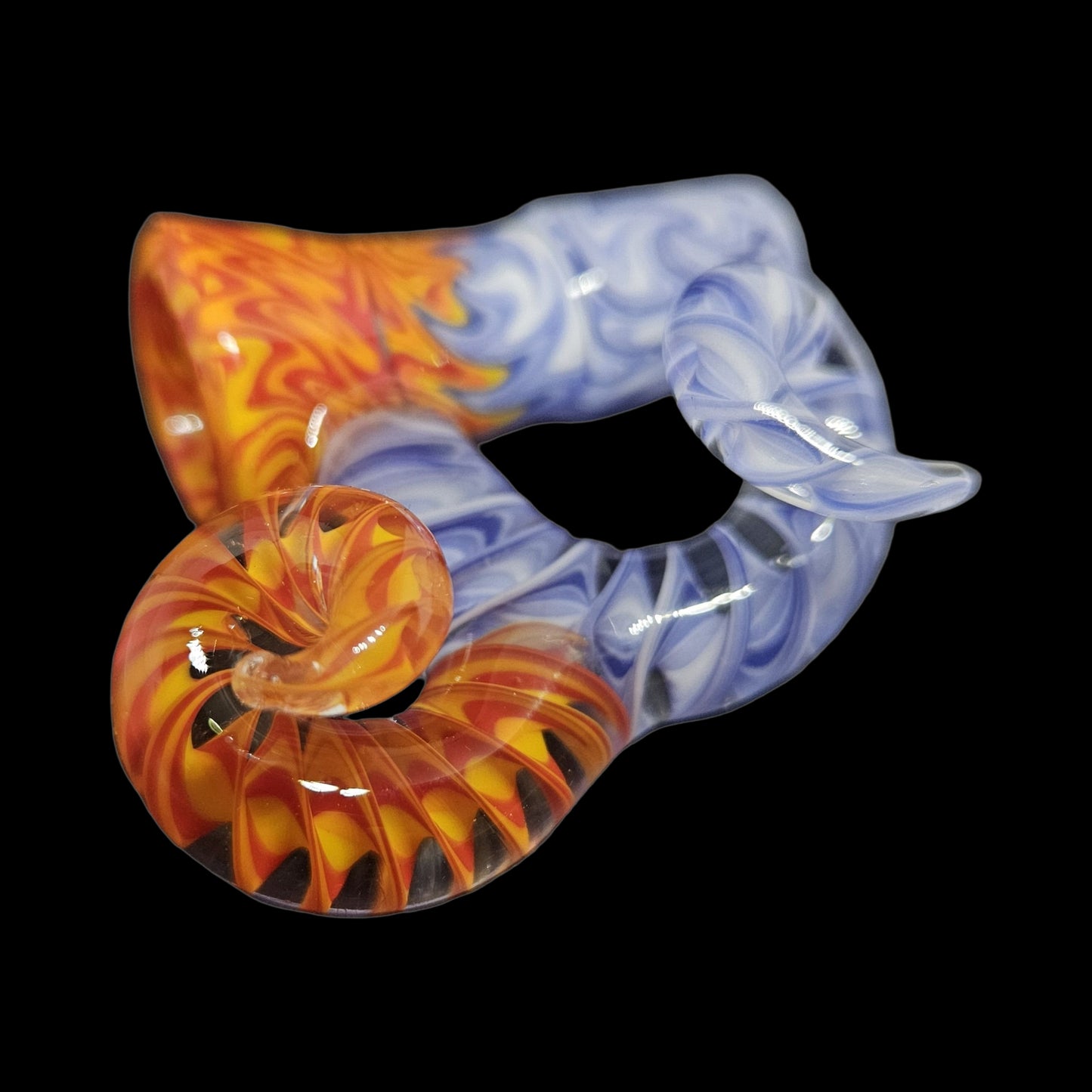 Fully worked fire and ice