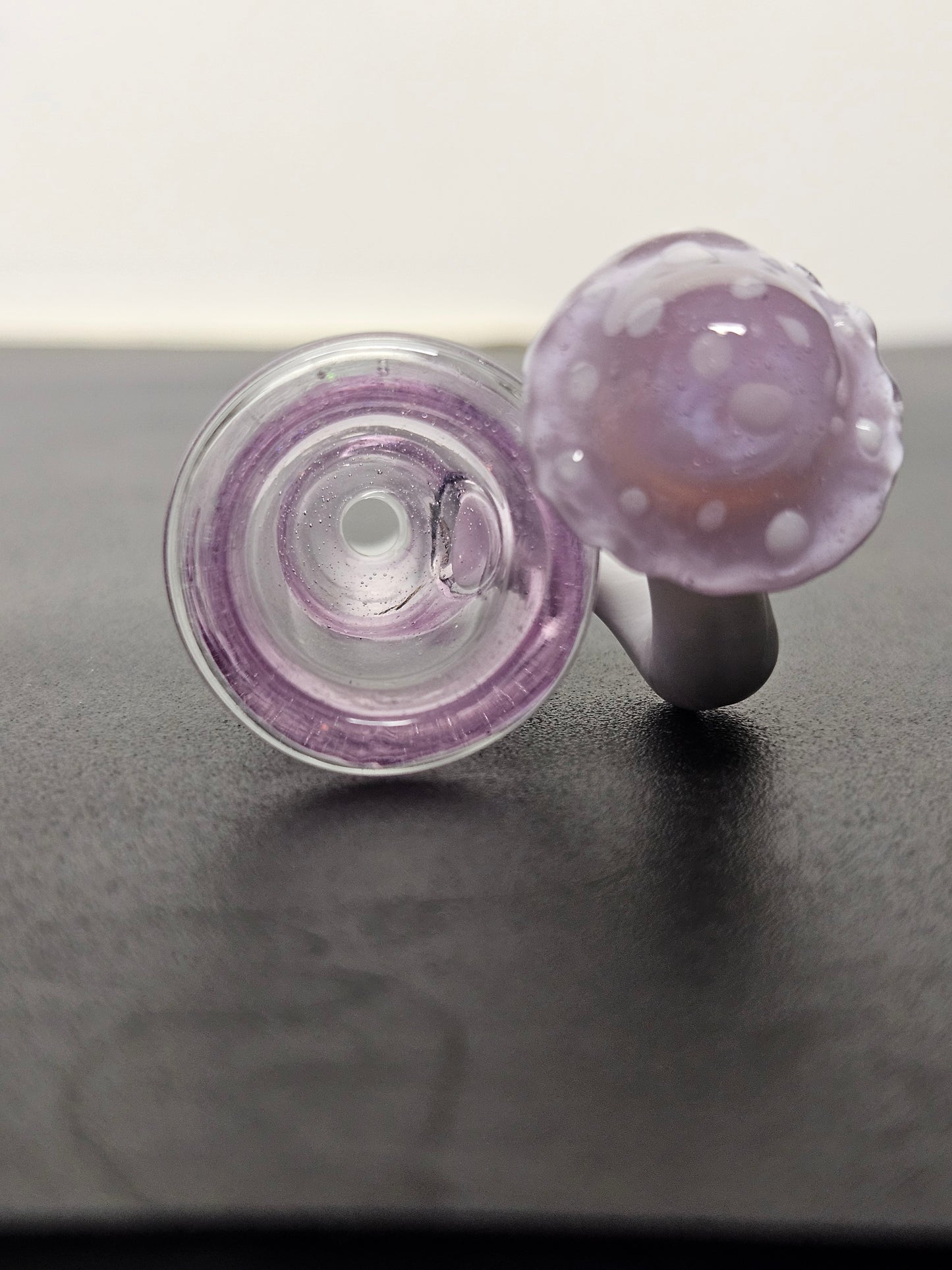 Purple crushed opal mushroom