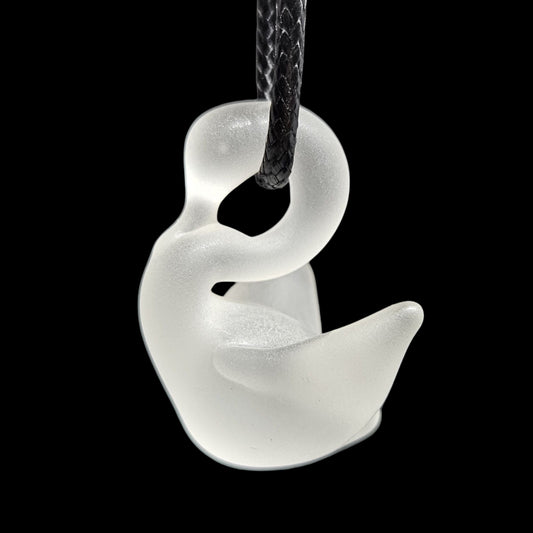 Sandblasted swan